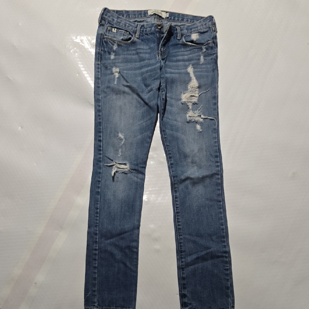 Abercrombie & Fitch Distressed Blue Kids Jeans